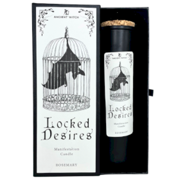 Hexenreinigungskerze "Verschlossene Wünsche"