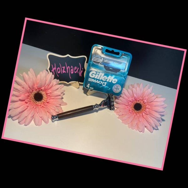 Nass Rasierer ( Gillette Mach 3 Klingen )