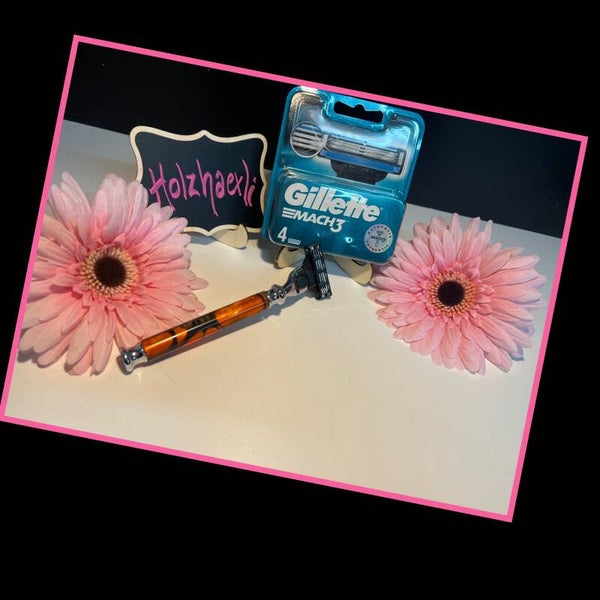 Nass Rasierer ( Gillette mach 3 Klingen )