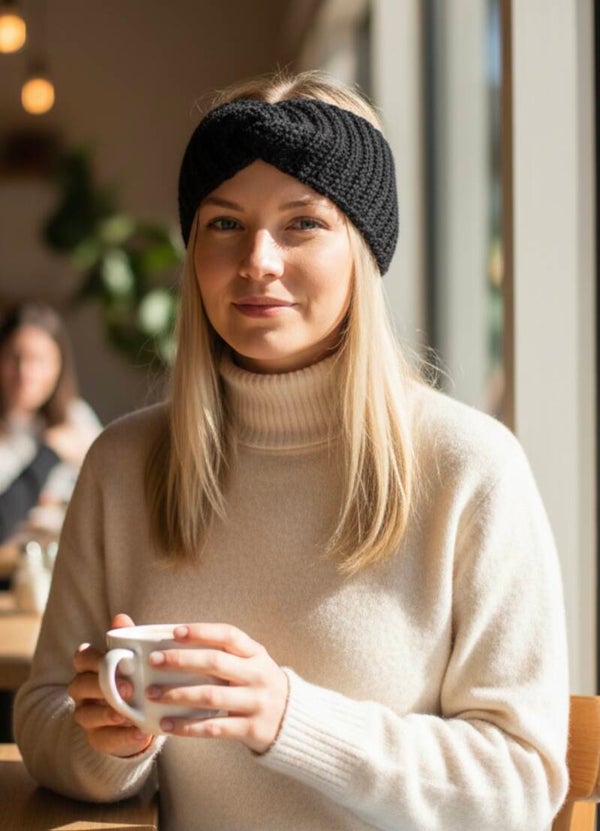 Ear warmer black