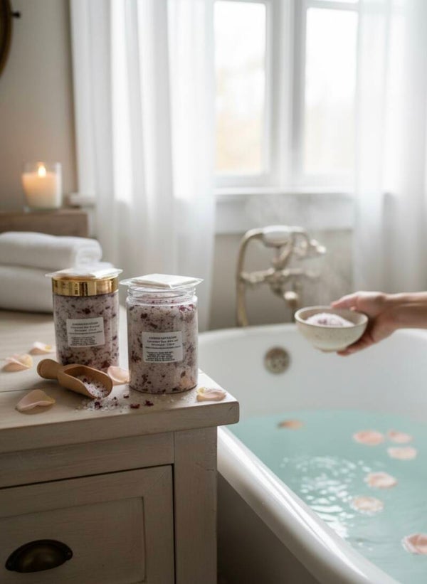 Luxurious Rose/Lemon Bath Salt