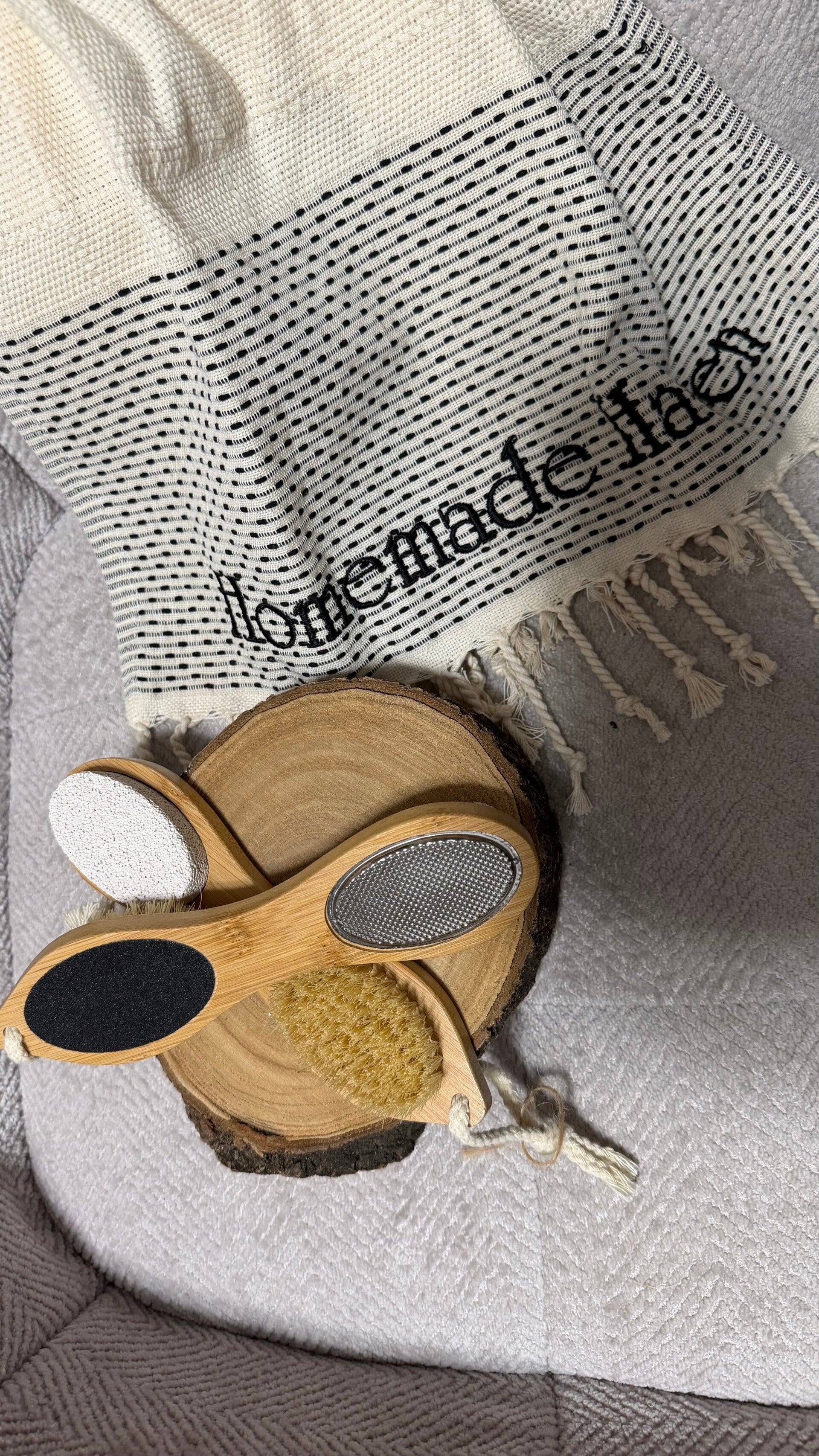 Bamboo Exfoliating Foot Pedicure Tool