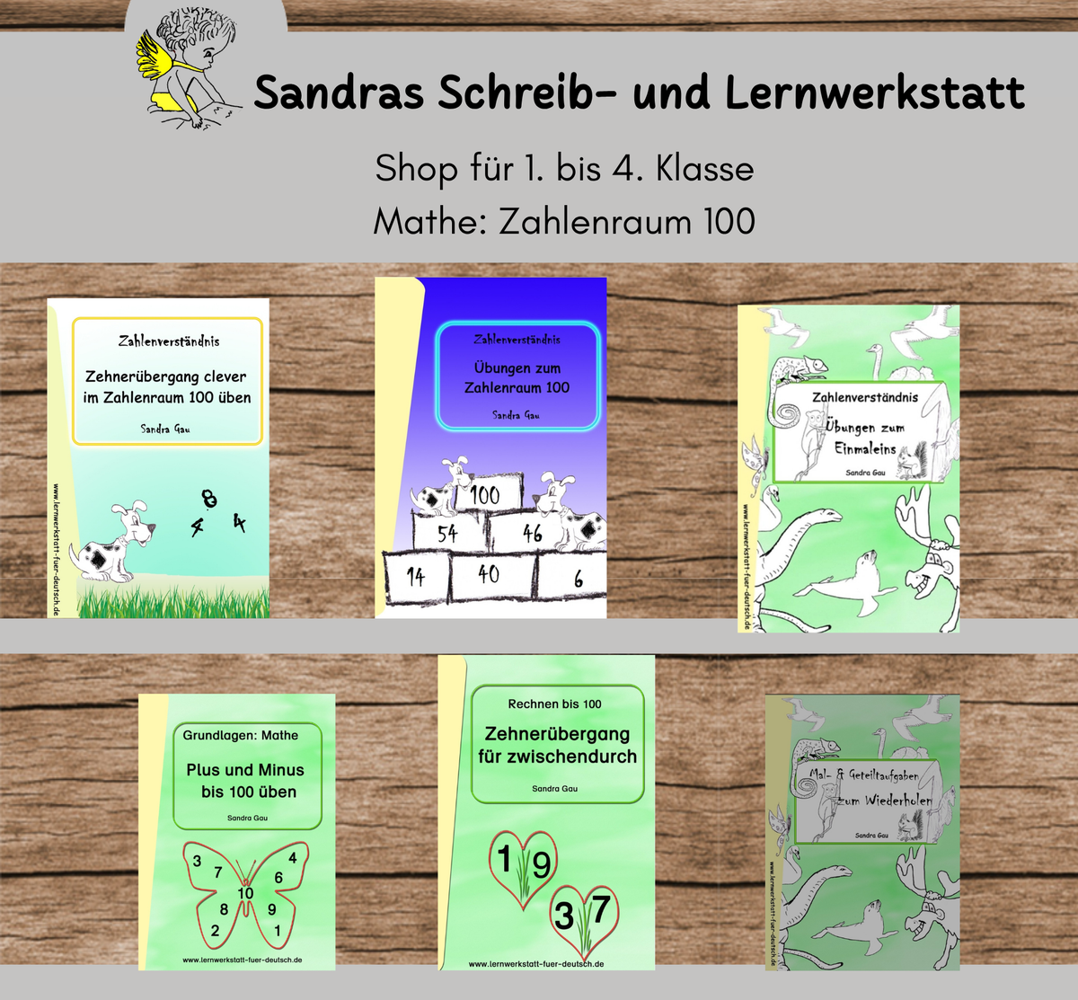 Mathe Zahlenraum 100 / Grundschule Mathe / Shop | Sandras Schreib- und