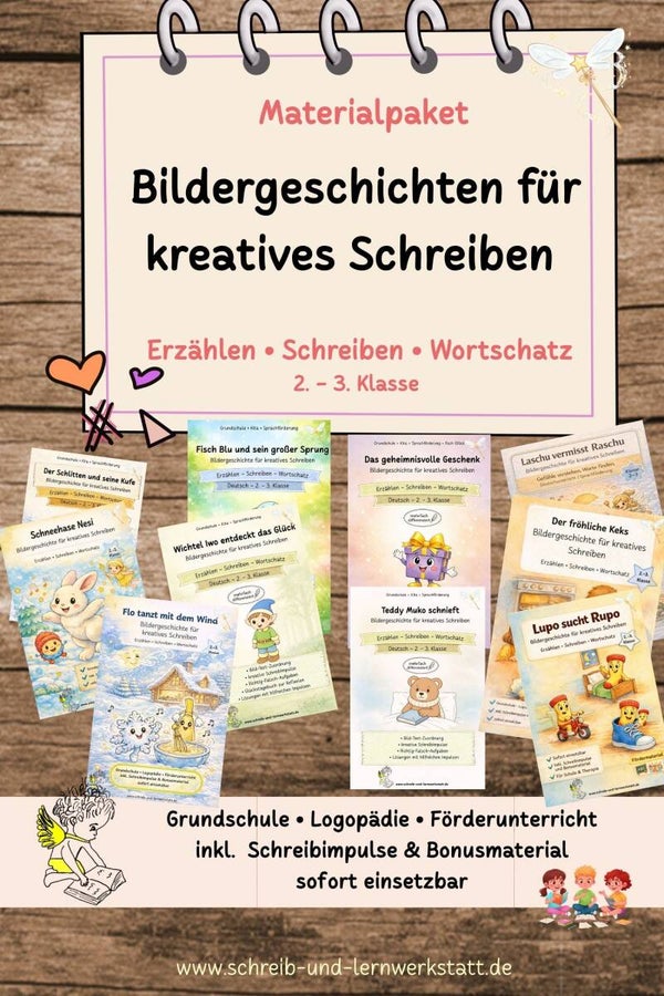Materialpaket - Bildergeschichten für kreatives Schreiben
