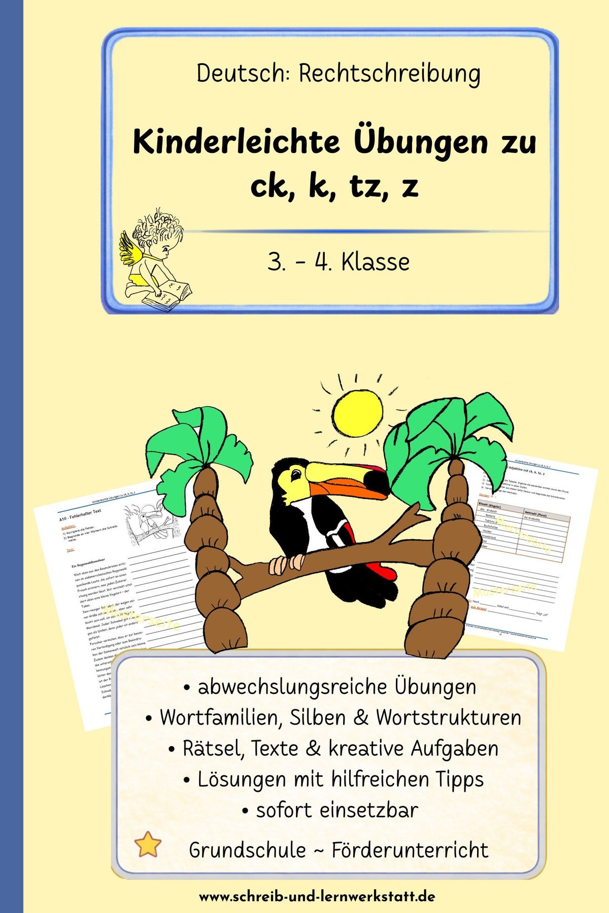 Rechtschreibung Grundschule 3–4 – Übungen & Arbeitsblätter