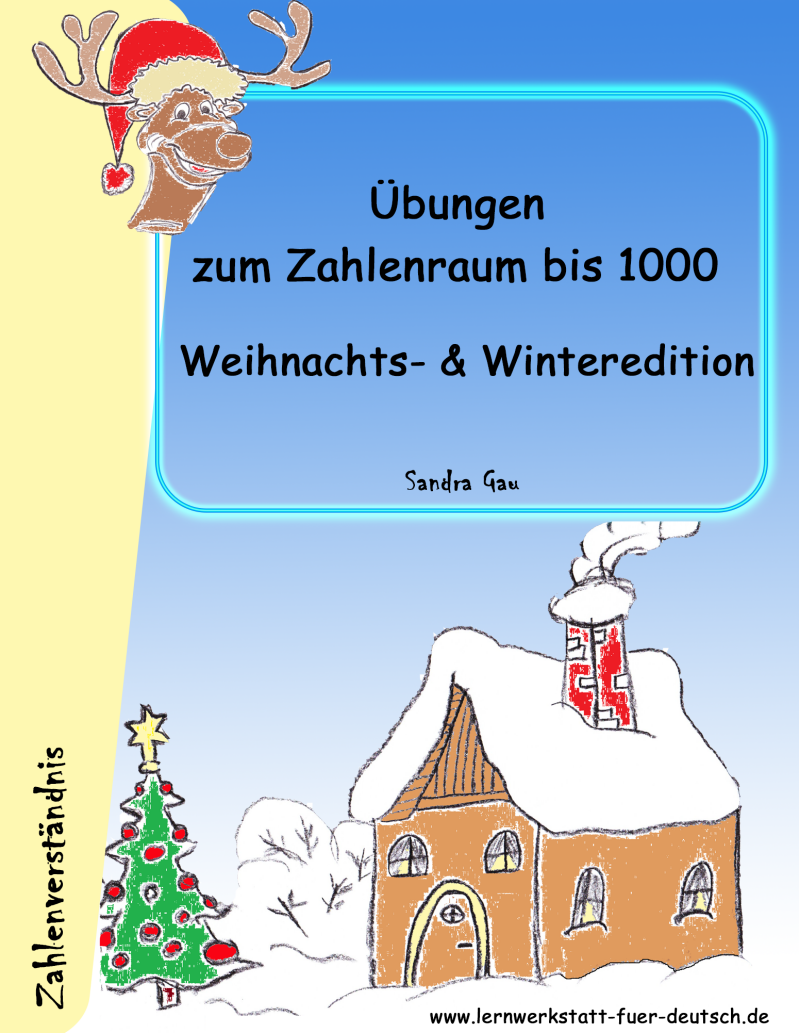 Weihnachten Mathe Zahlenraum 1000 üben, Lernmaterial Weihnachten ZR 1000, Zahlenraum 1000 Lernmaterial, Mathe Übungen 0–1000, Zahlenverständnis stärken Förderschule, addieren subtrahieren Zahlenraum 0–1000, Kopfrechnen 0–1000 Übungen