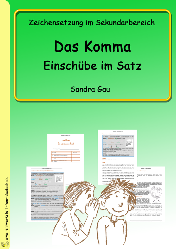 Das Komma - Einschübe im Satz