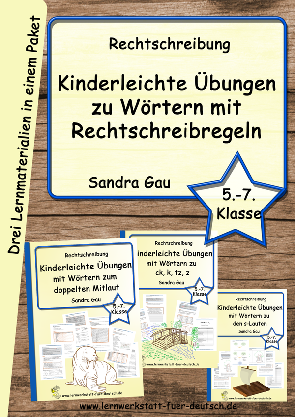 Kinderleichte Übungen zu Wörtern mit Rechtschreibregeln
