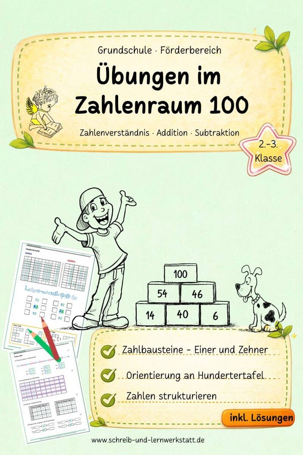 Übungen zum Zahlenraum 100