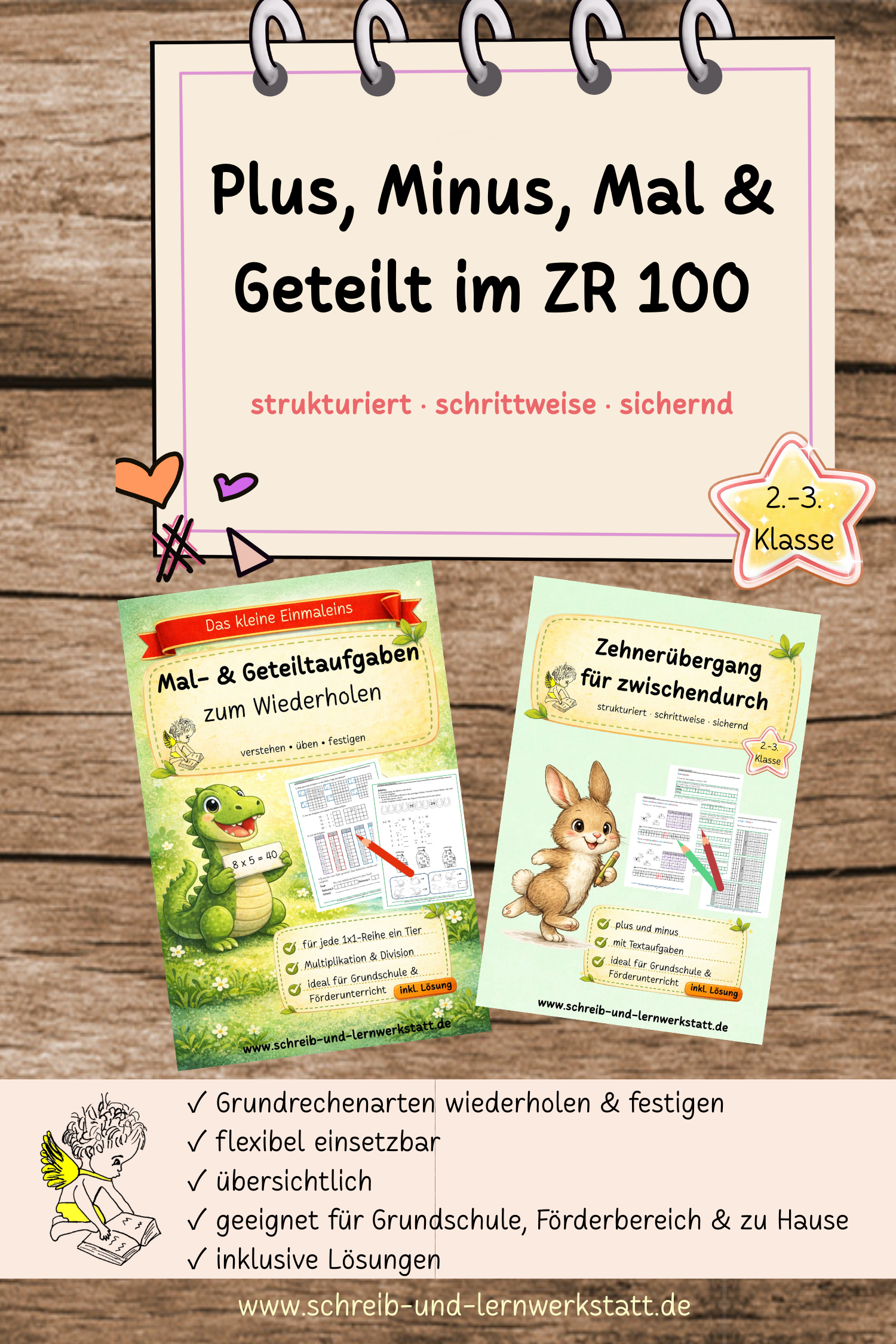 Plus, Minus, Mal und Geteilt im ZR 100