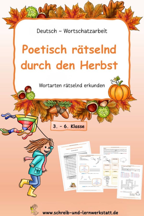 Poetisch rätselnd durch den Herbst