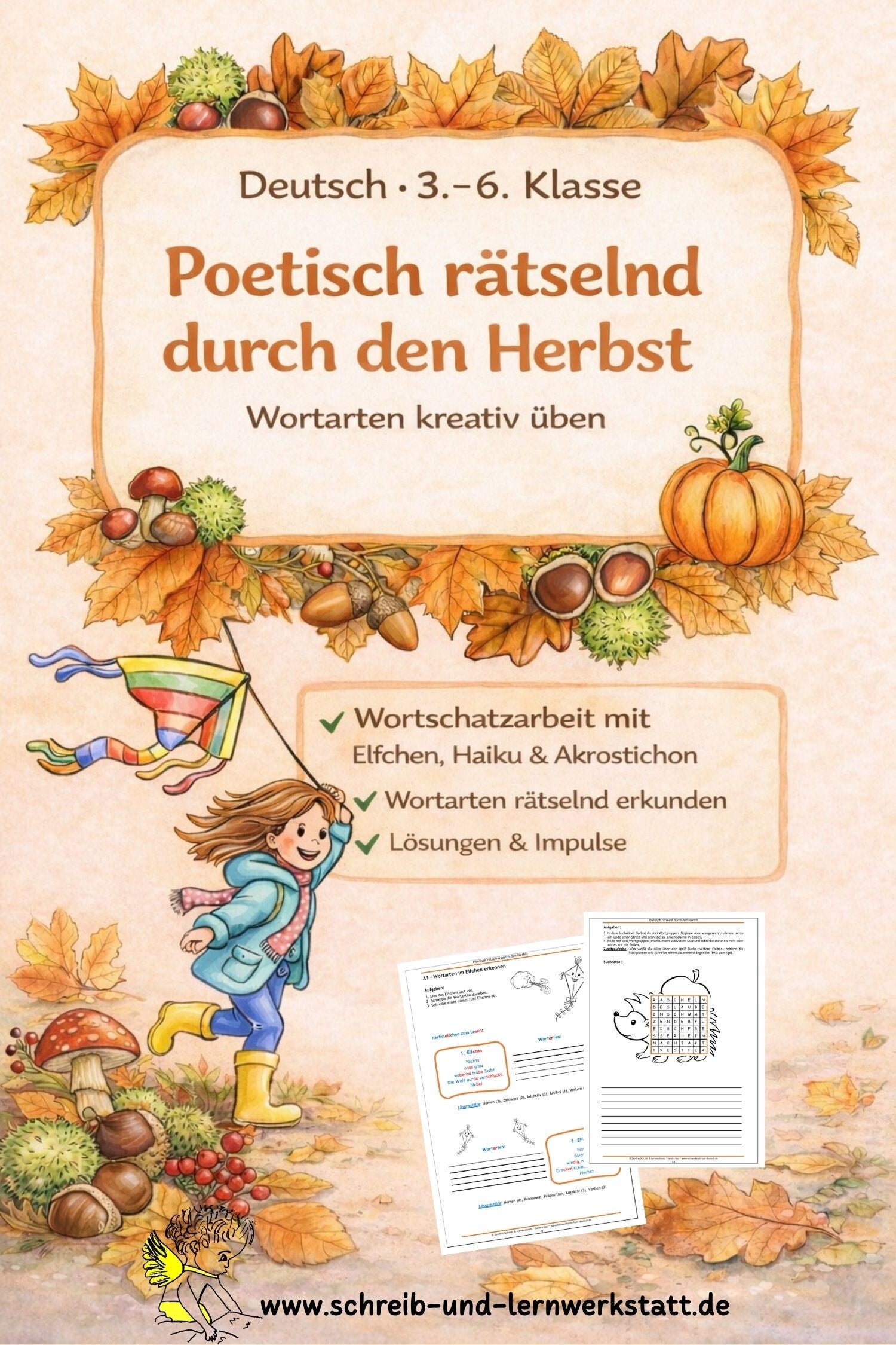 Poetisch rätselnd durch den Herbst