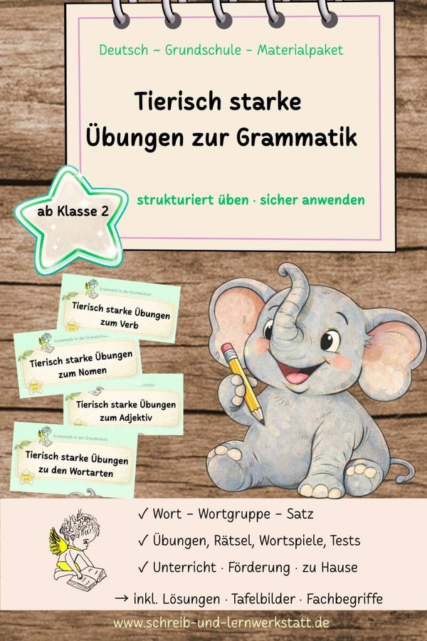 Tierisch starke Übungen zur Grammatik