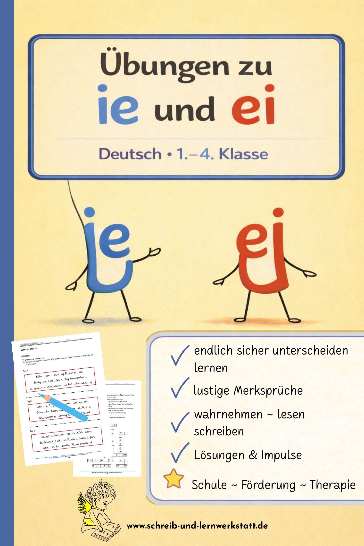 Übungen zu ie oder ei