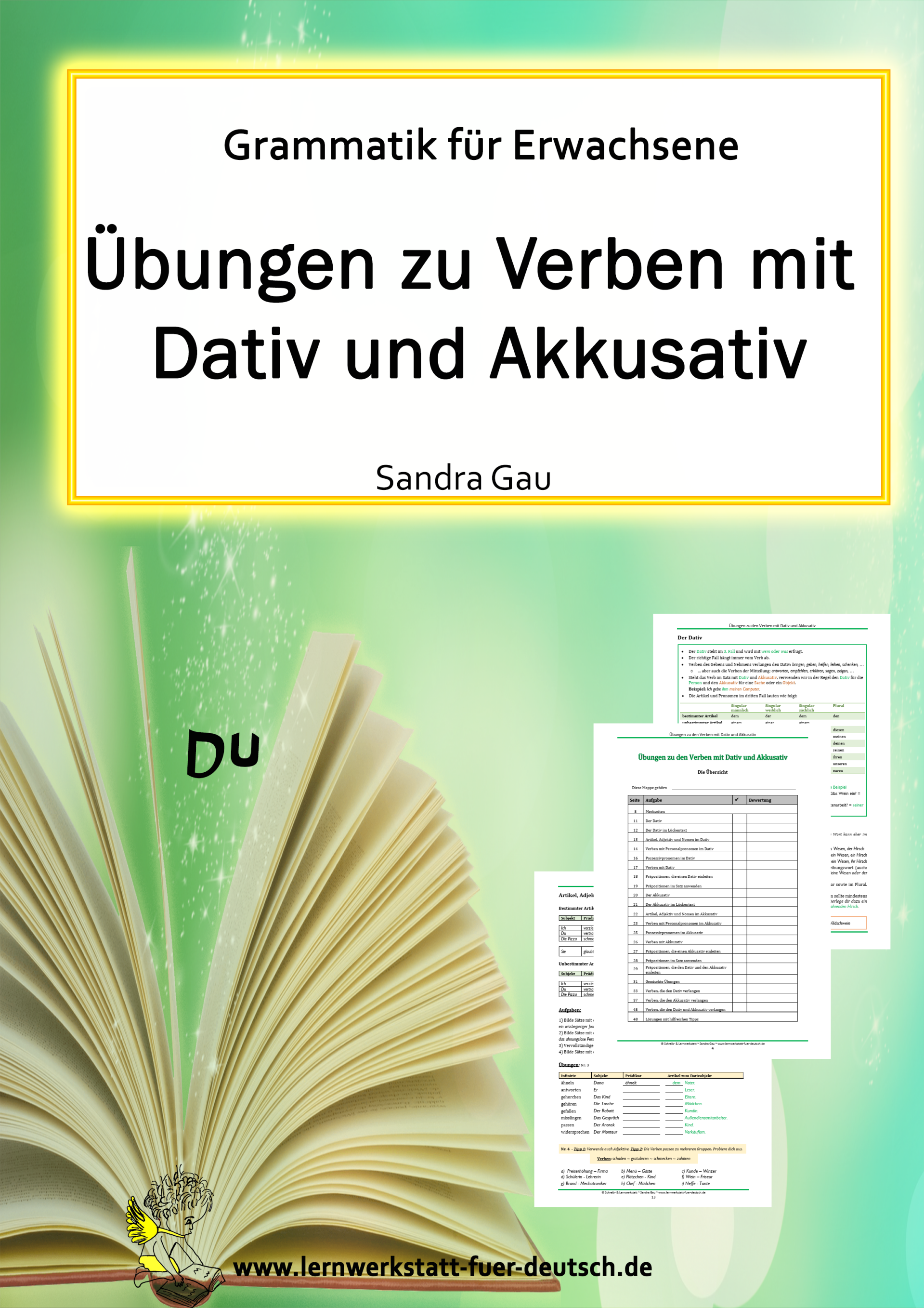 Grammatik für Erwachsene - Übungen zu Verben mit Dativ und Akkusativ