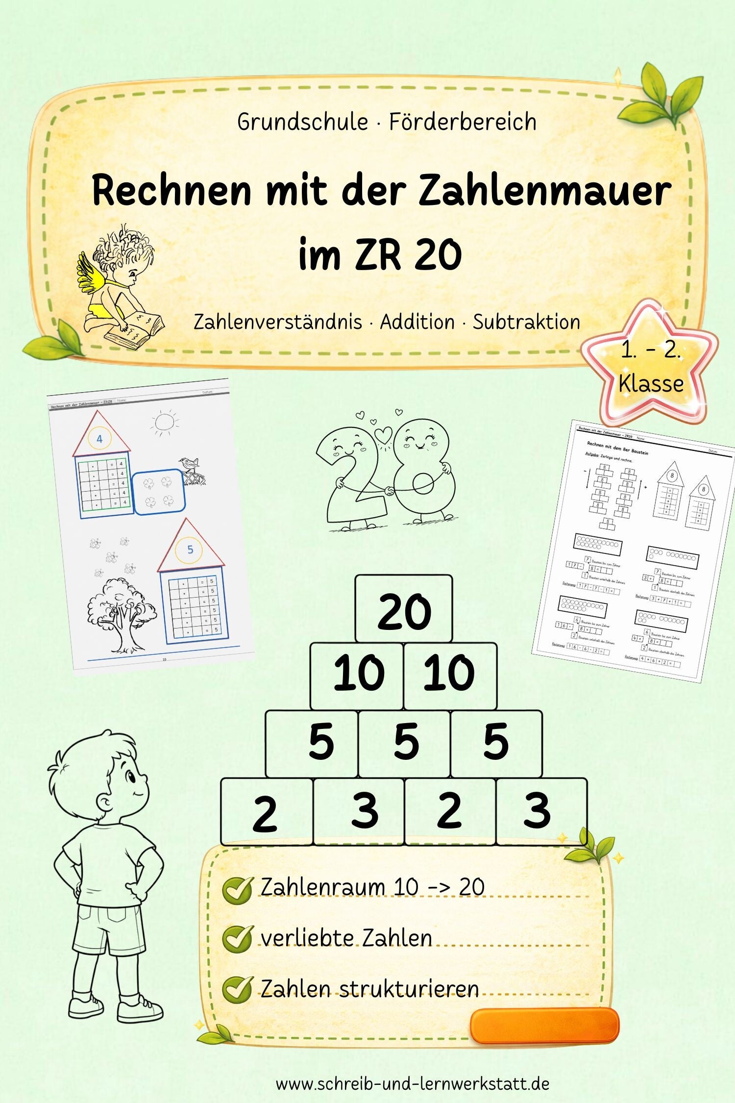 Rechnen mit der Zahlenmauer - ZR 20