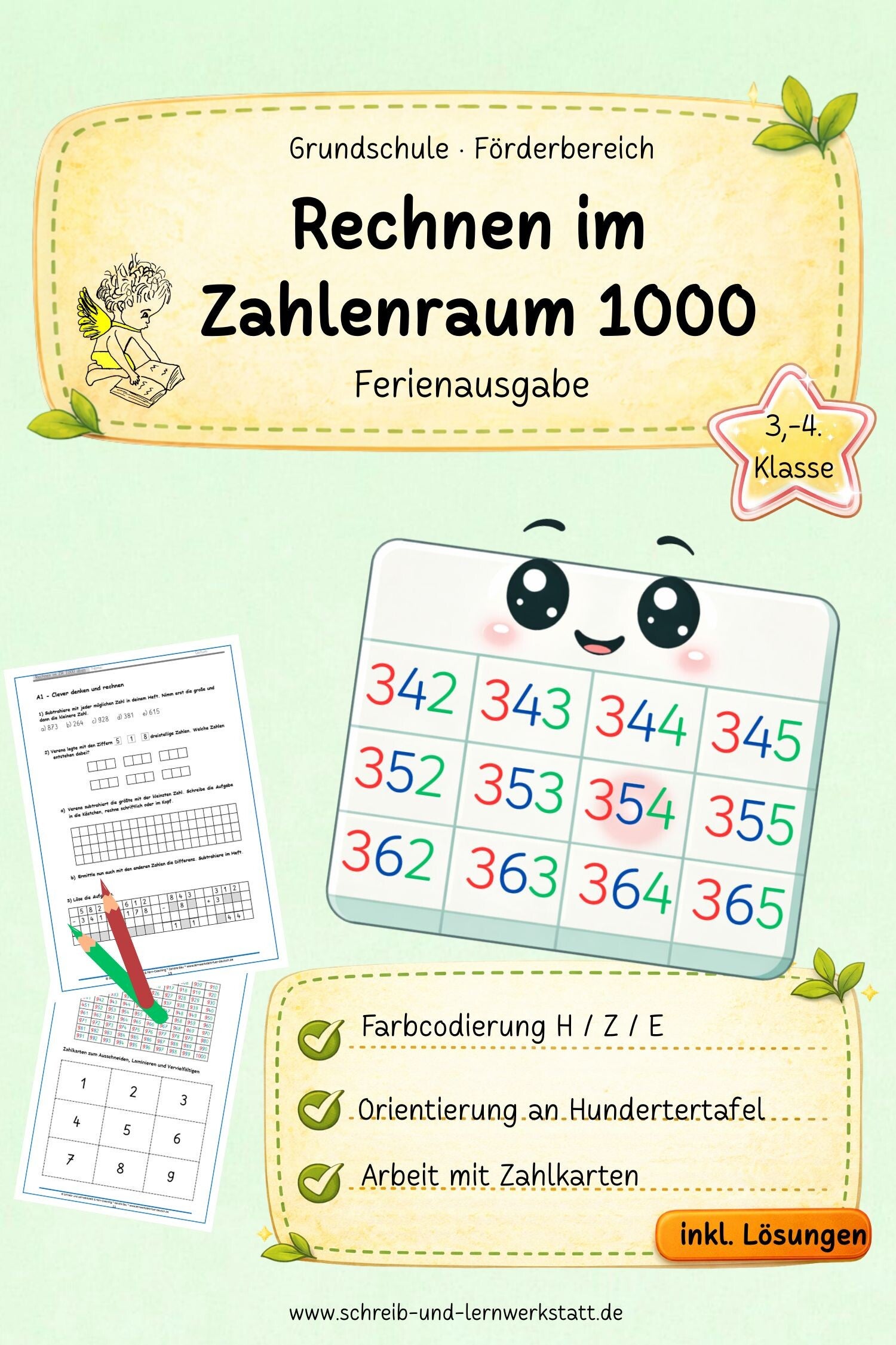 Rechnen im Zahlenraum 1000 üben