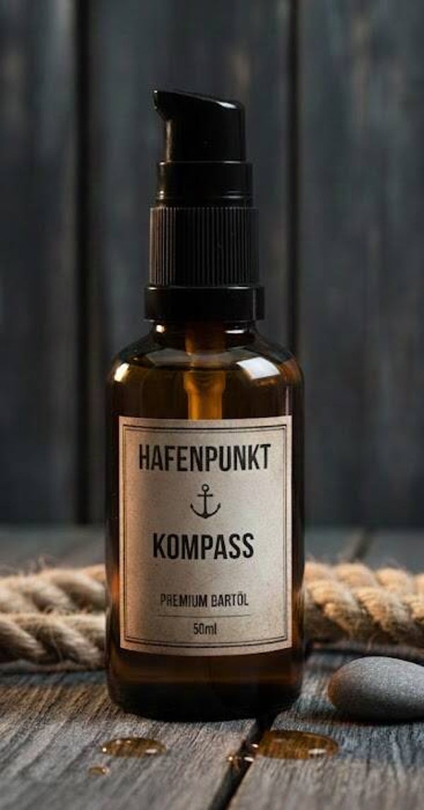 HAFENPUNKT Bartöl "KOMPASS" (50 ml)