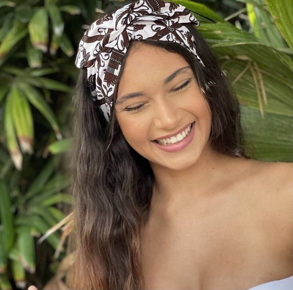 Headband Yogja Print