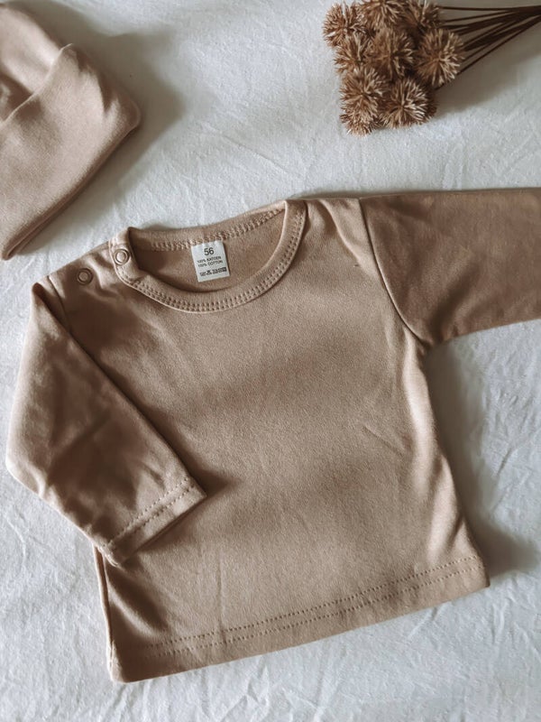 Newborn shirt met naam - Desert Dust