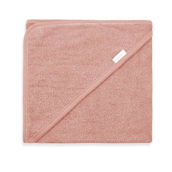 Funnies Badcape Uni Line  met naam - Sandstone Pink