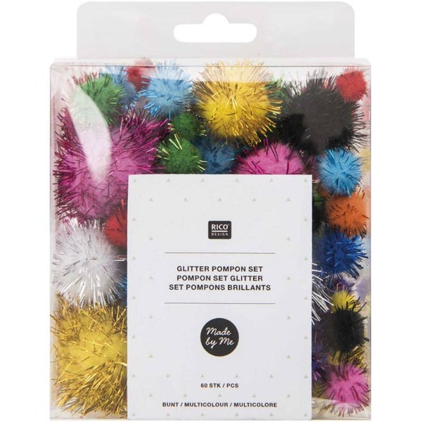POMPONS Glitter Multi
