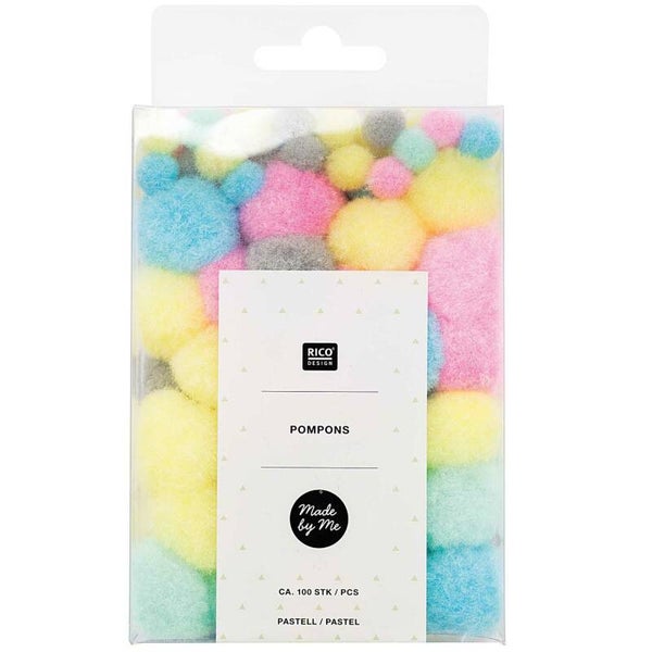 POMPONS Pastell