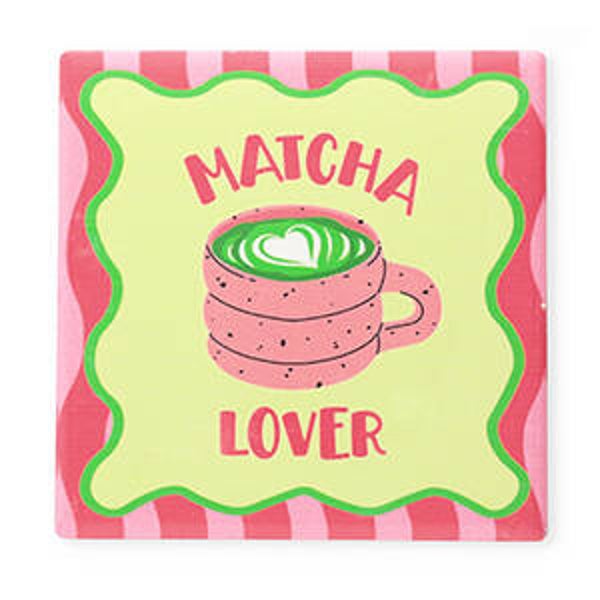 Tegeltje "Matcha lover"