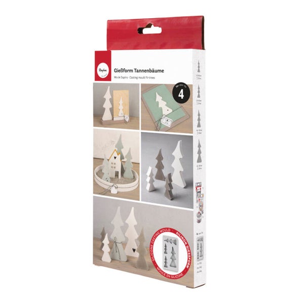 Siliconen mal kerstbomen