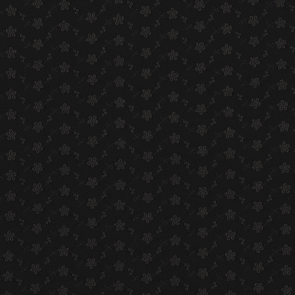 Geborduurde bloemen - zwart