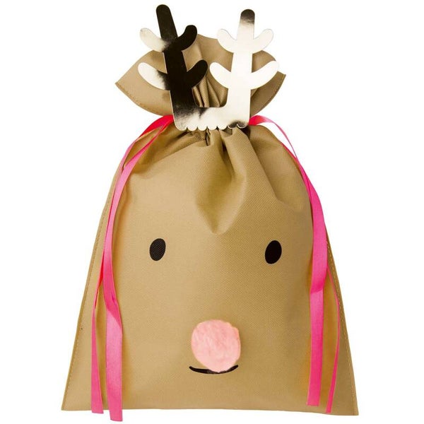 PRESENT BAG L,REINDEER