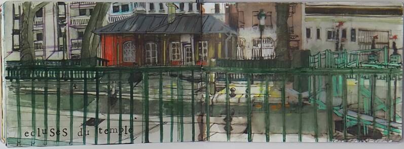 Canal Saint Martin, Paris