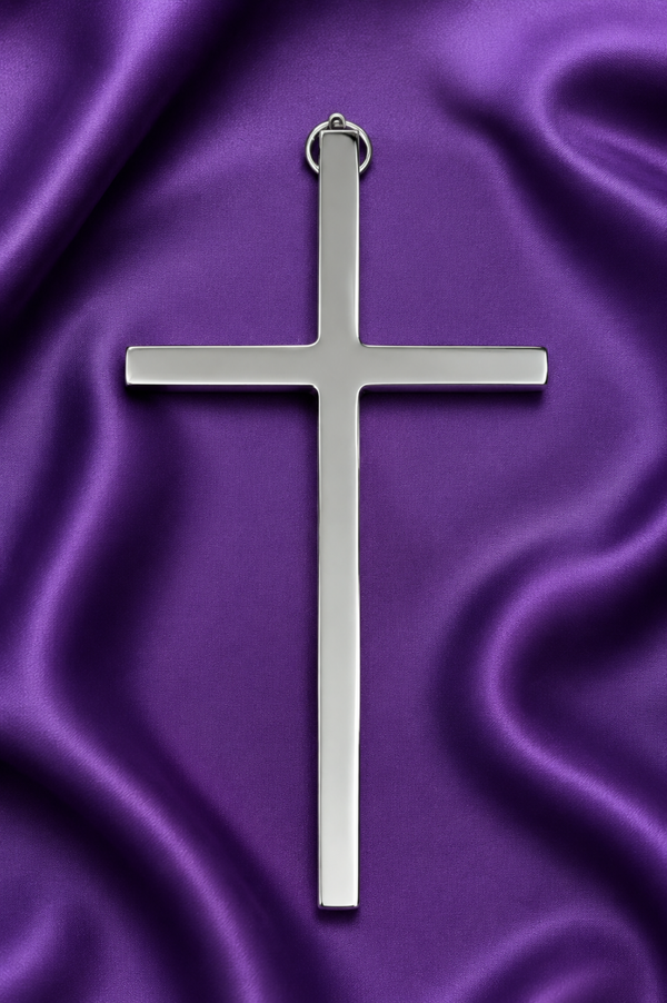 Polished Stainless Steel Wall Cross