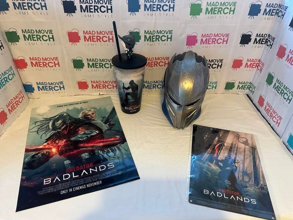 Predator badlands movie popcorn bucket and drinks cup bundle