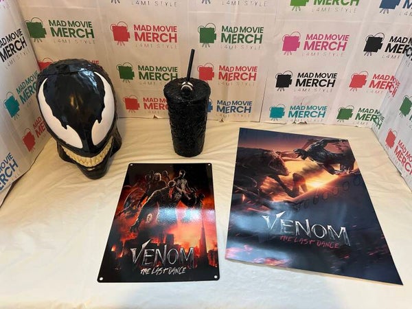 Venom Last Dance Popcorn Bucket and Drinks Cup Bundle