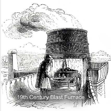 Combe Martin 19th century blast furnace