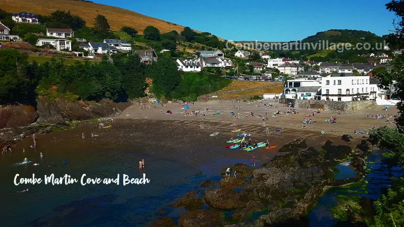Photo of Combe Martin Beach in North Devon | Combemartinvillage.co.uk