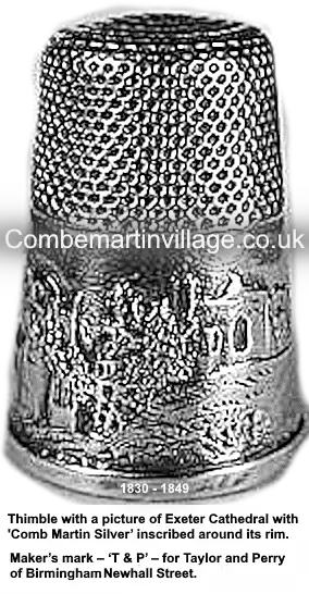A 19th Century Combe Martin Silver Thimble_Photo_Combemartinvillage.co.uk_History