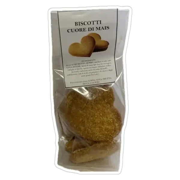 Biscotti cuore di mais