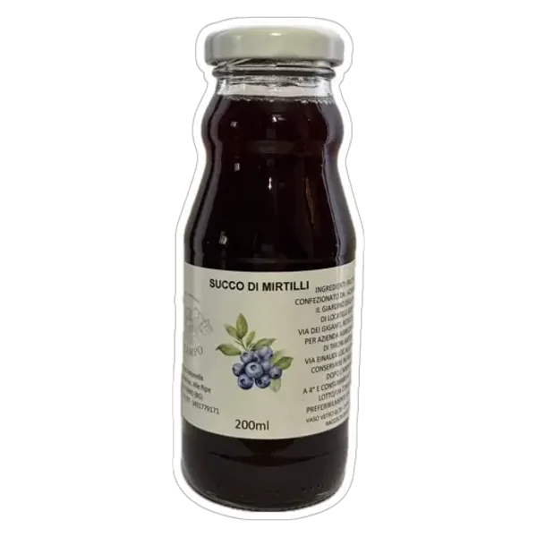 Succo di mirtilli