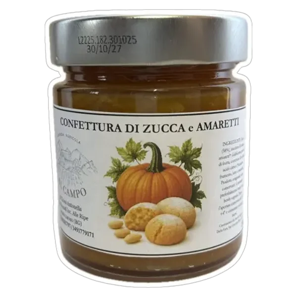 Confettura di zucca e amaretti