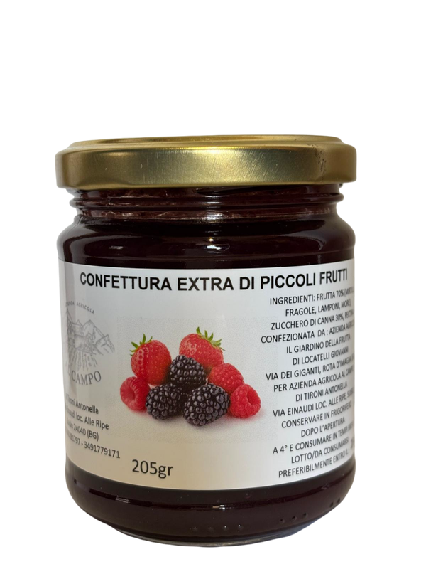 Confettura extra di piccoli frutti