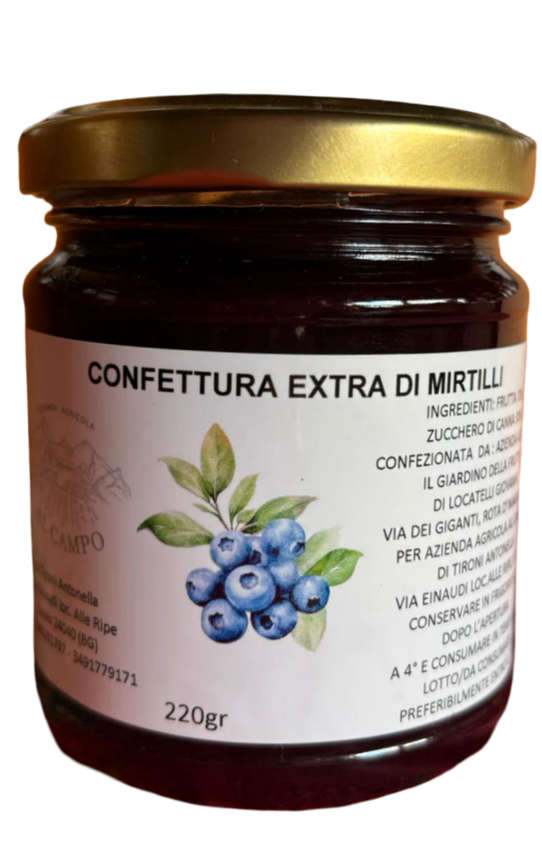 Confettura extra di mirtilli