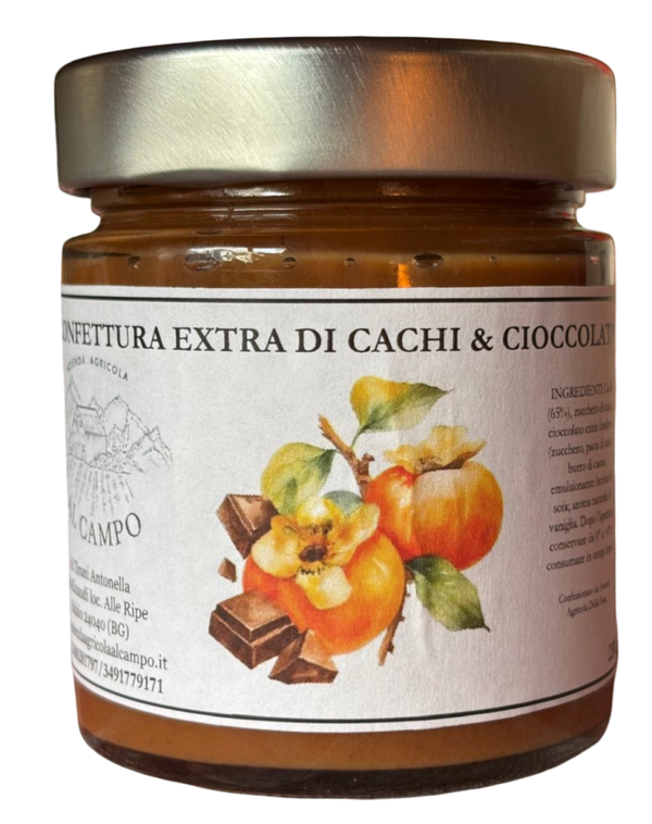 Confettura extra di cachi e cioccolato