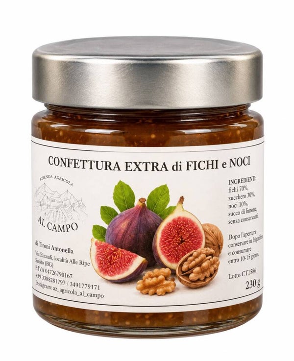 Confettura extra di fichi e noci