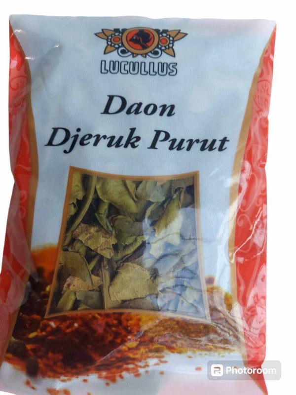 E391 :  Lucullus Lime Leaves ( Daun Jeruk Purut Kering ) 10g