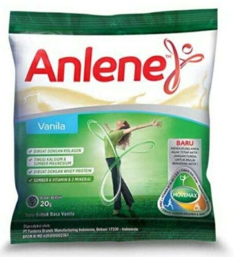 B239 :  Anlene Susu Untuk Tulang Rasa Vanila x 5 sachet