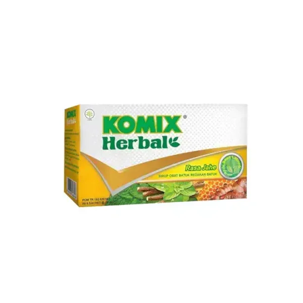 I125 :  Komix Herbal Jahe 15ml x 6 sachet