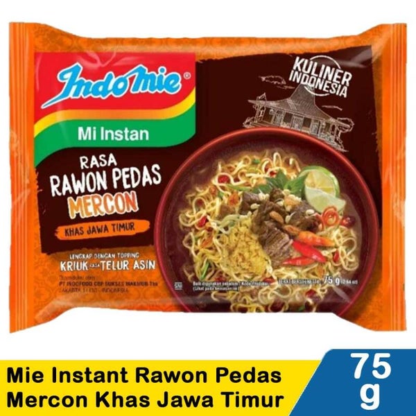 C277 :  Indomie Rawon Pedas Mercon x 5 pcs