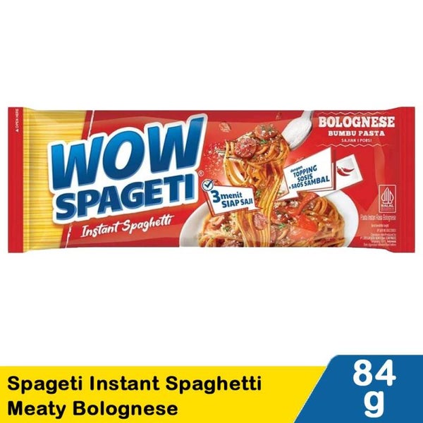 C320 :  Mayora WOW Spaghetti Bolognese Instant x 3 pcs